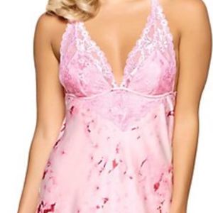 Jezebel Women's Muse Satin & Lace Chemise [NWT]